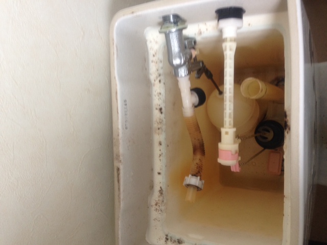 水道修理｜札幌市　東区　東苗穂｜トイレの水漏れ修理　￥１４，０４０税込