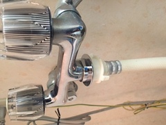 水道修理｜江別市　大麻東町｜洗濯蛇口の水漏れ修理　￥３，５００税込