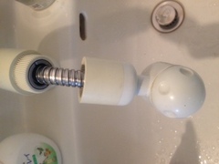 水道修理｜札幌市　厚別区　厚別西｜洗面蛇口の水漏れ修理　￥１９，４４０税込